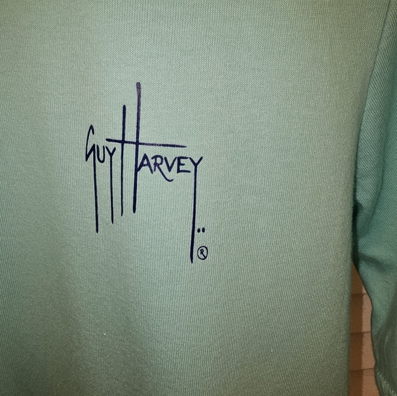 Guy Harvey Men's Marlin Sunset Short Sleeve Pocket T-Shirt Small - Picture 5 of 5